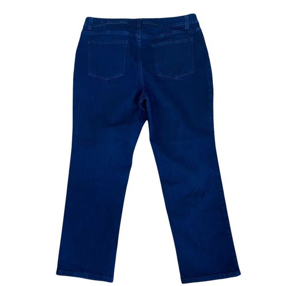 Talbots Heritage Dark Wash plus size denim jeans - Picture 3 of 5